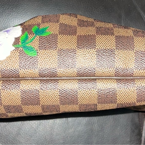 EUC Hand Painted Louis Vuitton Bloomsbury PM - Picture 10 of 11